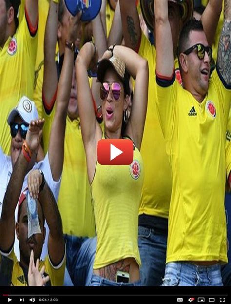 Colombian Football Fans Spotted Hot Football Fans Football Fans