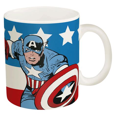 marvel® captain america coffee mug mugs zak designs marvel mug