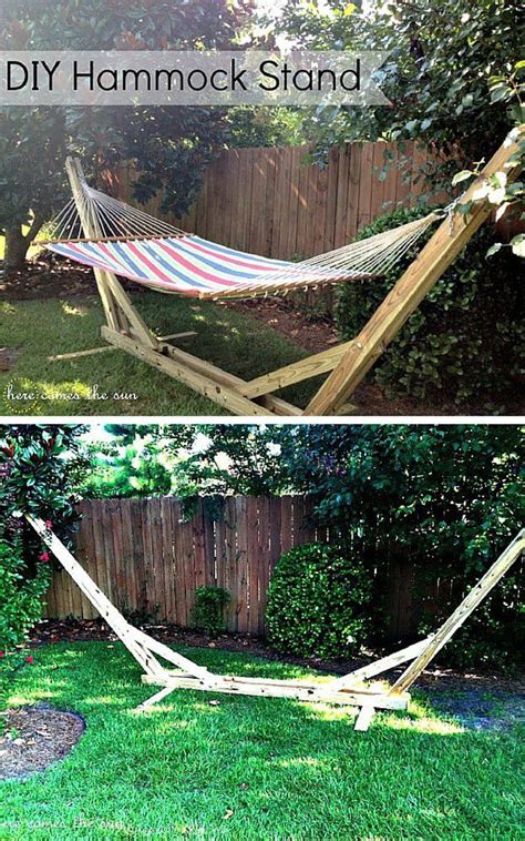 On A Budget Hammock Stand 10 Diy Hammock Stand Ideas How To Make A