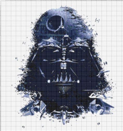 Darth Vader Cross Stitch Pattern Cross Stitch Patterns