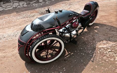 The Stalin Trike Inazuma Café Racer Steampunk Motorcycle Trike