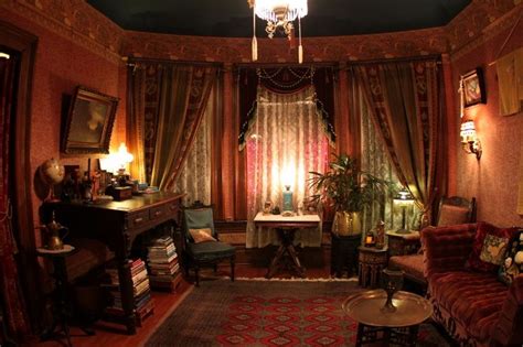Gothic House Victorian Parlor