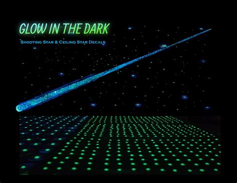 Probably the best source for glow in the dark stars is amazon.com. Shooting Star Decal Glow in the Dark Ceiling Stars 500 ...