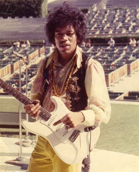 Jimi Hendrix During Soundcheck For His Performance Eclectic Vibes