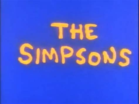 Opening Sequence Simpsons Wiki Wikia