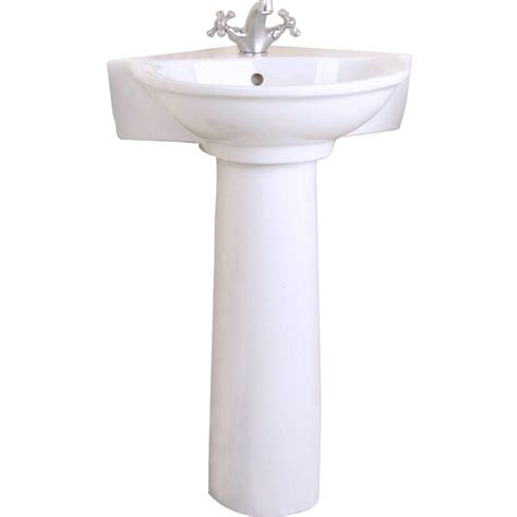 Find those styles and more, all for low monthly payments. Pegasus Evolution Corner Pedestal Combo Bathroom Sink in ...