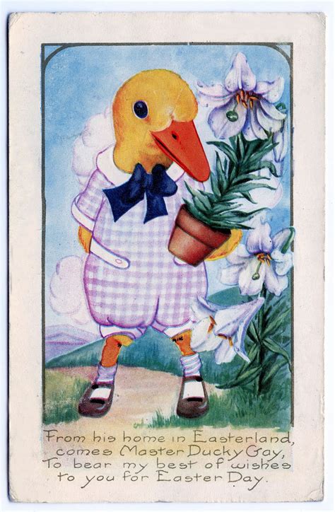 Vintage Clip Art 3 Fabulous Easter Cards The Graphics
