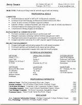 Network Support Resume Pictures