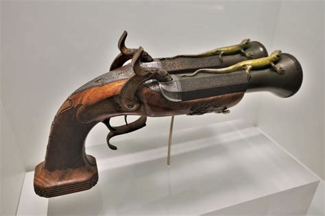 Double Barrelled Blunderbuss From Saint Etienne France Dated To