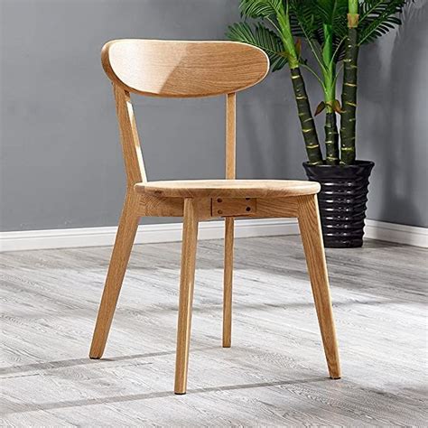 Ccz Nordic Modern Simple Wood Dining Chair Home Restaurant Coffee