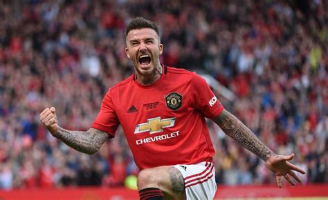 David Beckham There Lapping It All Lex Star De Manchester United