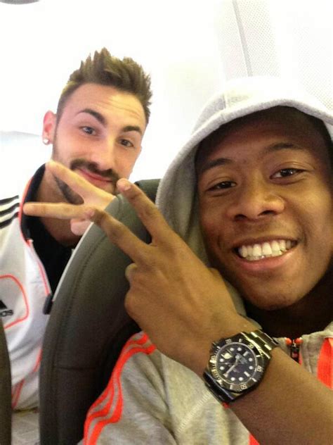 Details on his mom & dad. SPORT BILD English on Twitter: "David Alaba and Diego Contento with @FCBayern-Team on their way ...