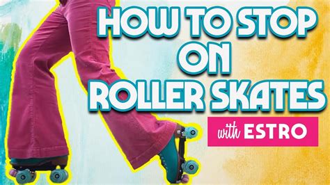 How To Stop On Roller Skates For Beginners Youtube
