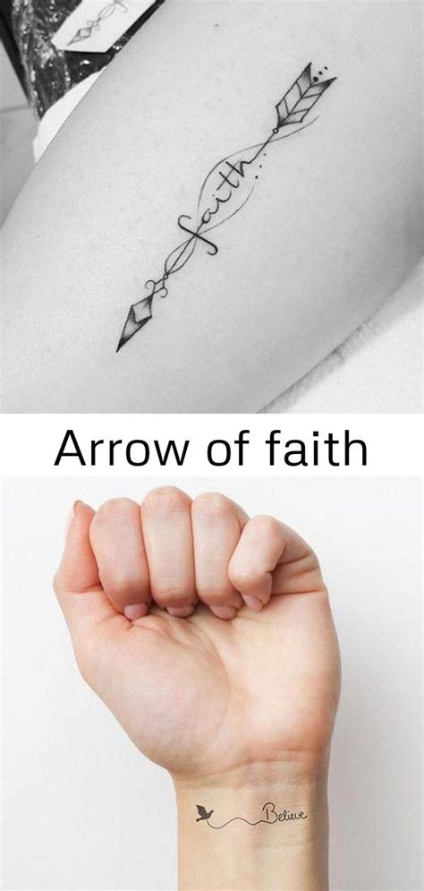 Arrow Of Faith Kleines Tattoo Blog
