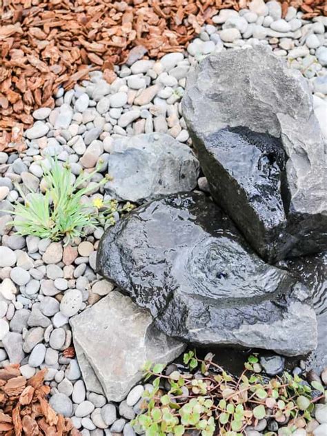How To Install A Diy Rock Water Fountain Joyful Derivatives Diy Water