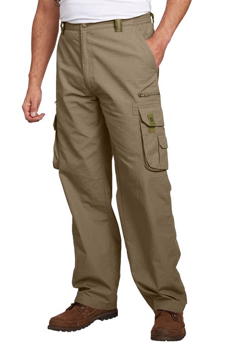 Boulder Creek By Kingsize Mens Big And Tall Ripstop Cargo Pants