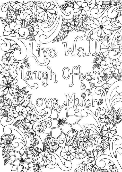 Positive Affirmations Coloring Pages For Adultsbeautiful