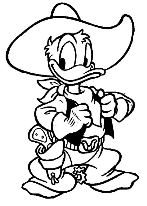 Donald Duck Coloring Pages Printable