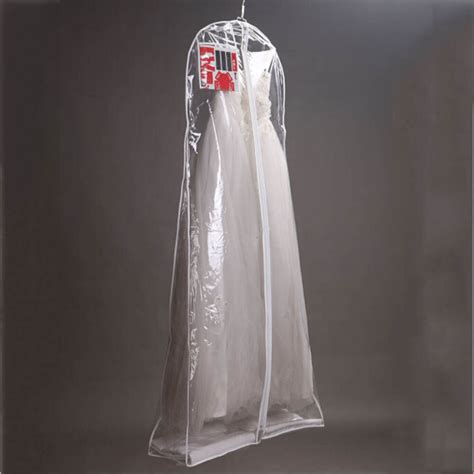 Clear Wedding Dress Cover Storage Bags Dustproof Large Bridal Gown Garment 160170180cm In