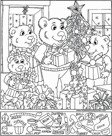 Highlights Christmas Hidden Pictures Printables Printable World Holiday
