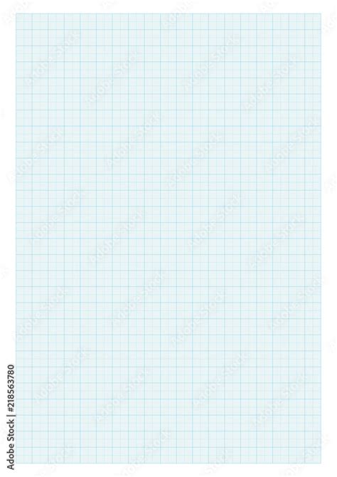 A4 Size Graph Paper Blue Plotting Stock Vektorgrafik Adobe Stock