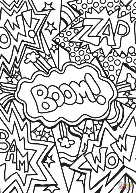 Pop Art Coloring Book Coloring Pages