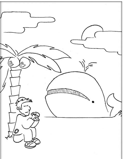 Free Bible Story Jonah Coloring Page Coloring Pages