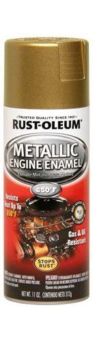 Rust Oleum Paint Engine Enamel Metallic Gold Flake Aerosol 11 Oz Ea