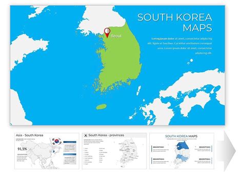South Korea Powerpoint Maps Template