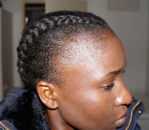 Christelle Kizola Two Braids On Short 4c Afro Hair