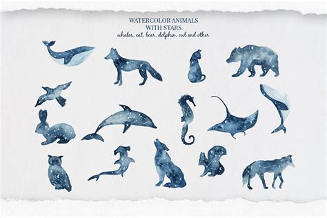 Animals And Stars Collection Constellation Art Star Illustration