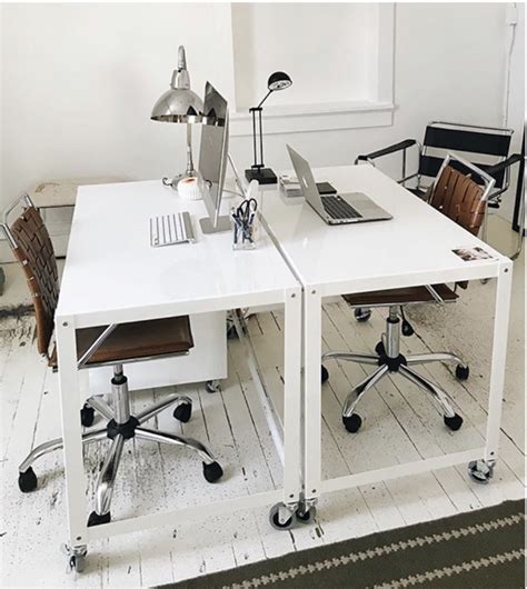Cb2 Rolling Desks Rolling Desk Home Office Design Home Studio Desk