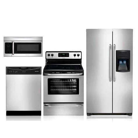 Contemporary Kitchenaid Appliance Bundle Stainless Steel Kitchen From