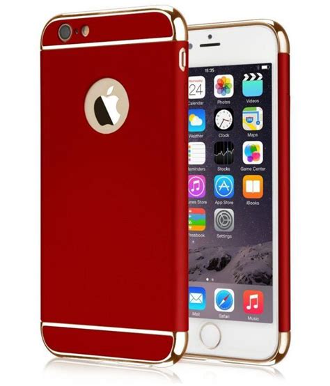 Apple Iphone 5s Cover By Ktc Red Plain Back Covers Online At Low