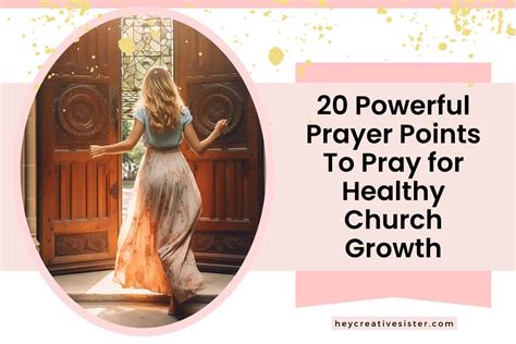 20 Powerful Prayer Points To Pray For Healthy Church Growth