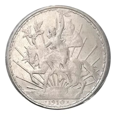 Moneda 1 Un Peso Caballito Original De Plata 1910 Meses Sin Intereses