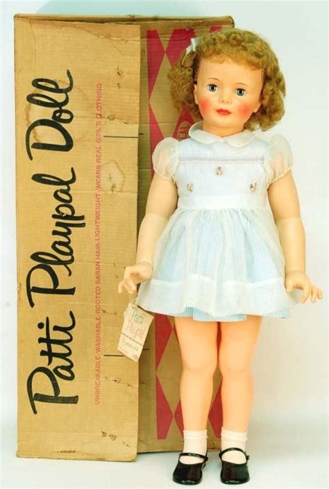 696 ideal patti playpal in original box lot 696 vintage dolls vintage toys old dolls