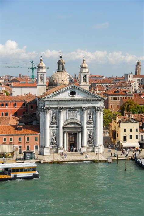 Panoramic View Of Santa Maria Del Rosario Church In Venice Italy