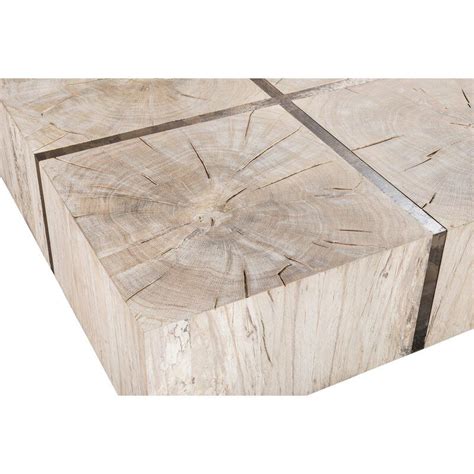 Free delivery on orders $799+. Tacto Solid Wood Block Coffee Table in 2020 | Wood, Wood ...