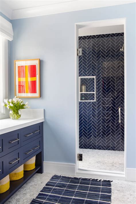 49 Blue Bathroom Floor Tiles Daniafreaks