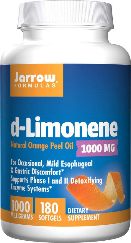 Jarrow Formulas D Limonene 1000 Mg 180 Softgels