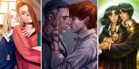 20 wild fan redesigns of unexpected potterverse couples