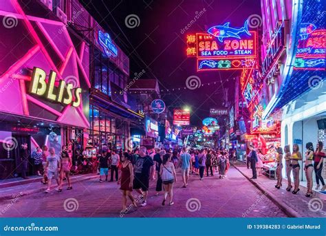 Pattaya Walking Street Editorial Stock Photo Image Of Night 139384283