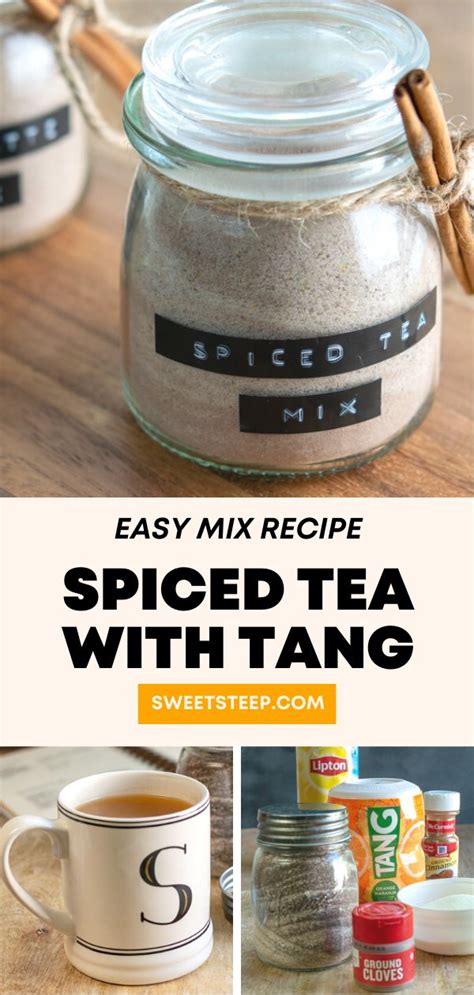 Spiced Tea With Tang Recipe Spiced Tea Recipe With Tang Spiced Tea Recipe Spice Tea