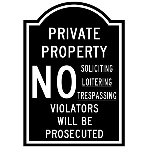 Private Property Engraved Sign Egre 13357 Whtonblk Private Property