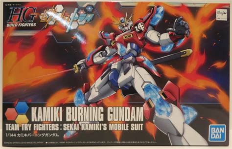 Bandai Spirits Hgbf Gundam Build Fighters Try Kamiki Burning Gundam