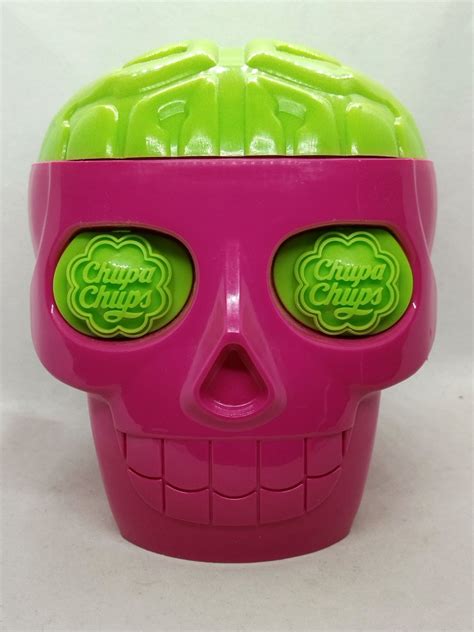Chupa Chups Skull Head Lollipop Container Hobbies And Toys Toys