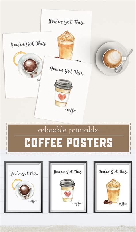 Free Printable Coffee Posters Sweet Anne Designs