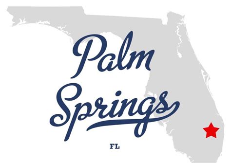 Palm Springs Florida Map Map Of Florida