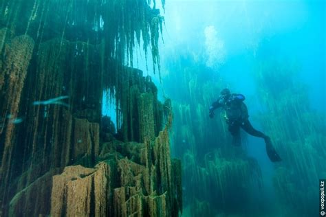 Kaiyndy Lake Attracts Thousands Of Tourists With Unique Underwater